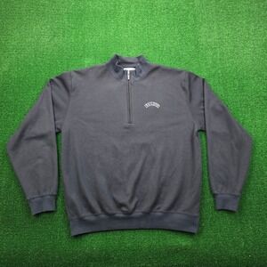 Fairway & Greene Sweatshirt Mens XL Black 1/4 Zip Pullover Golf Baileys Casual